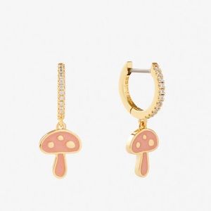 Ana Luisa mushroom glow in the dark earrings NWT